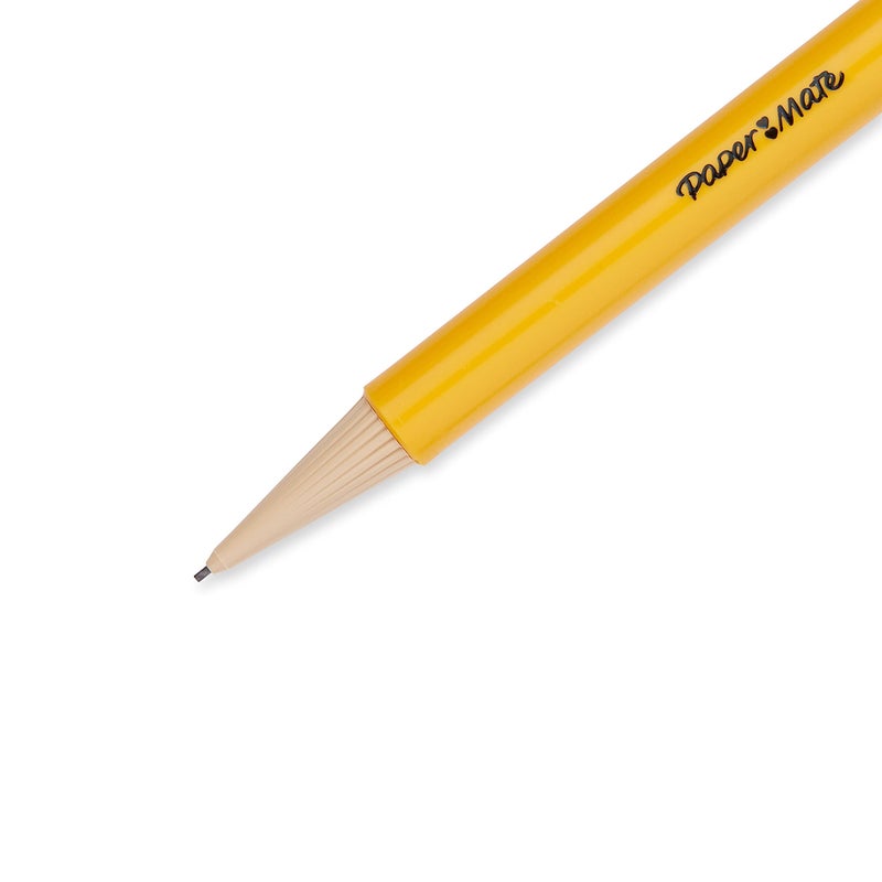 Paper MateÂ® SharpWriterÂ® Mechanical Pencils, 0.7 mm, Yellow Barrel, Pack Of 5 Pencils - Image 3